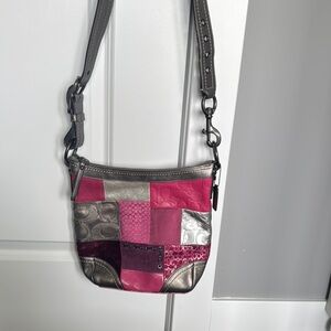 Vintage coach cross body